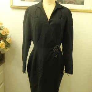 PSI Night Black Long Sleeve Dress